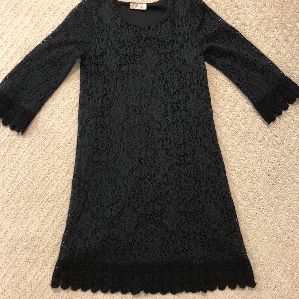 Black lace dress size small